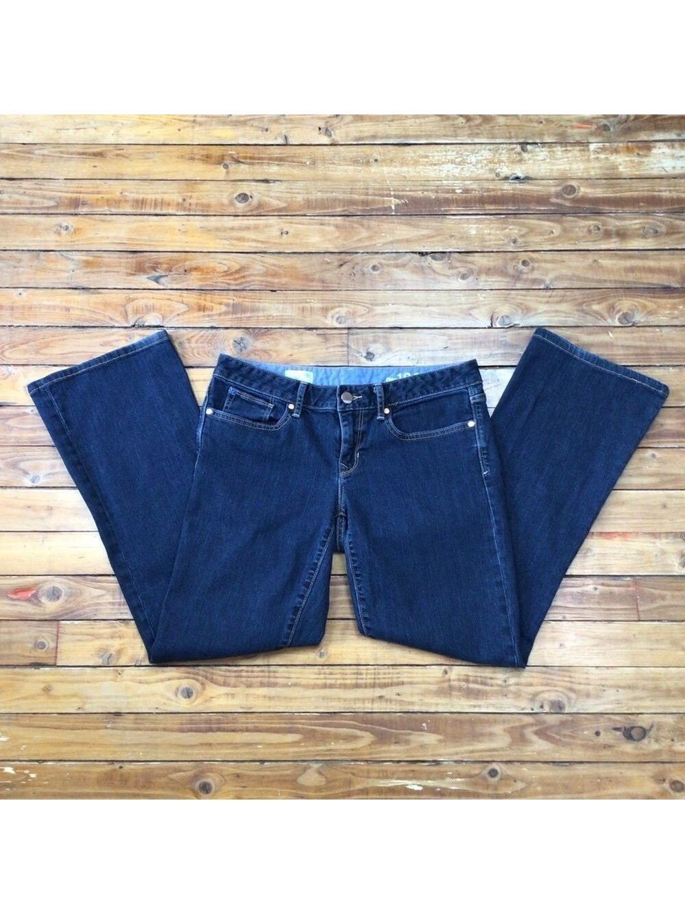Gap 1969 Curvy Boot Cut Dark Blue Jeans 27/4 Ladies